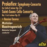 M.Rostropovich plays Cello Concertos & Russian En