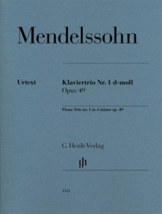 Mendelssohn Bartholdy, Felix - Klaviertrio Nr. 1 d-moll op. 49