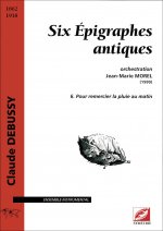 Six Épigraphes antiques (vol. 6)