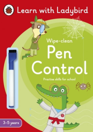 Pen Control: A Learn with Ladybird Wipe-Clean Activity Book 3-5 years (Ladybird)(Miękka)
