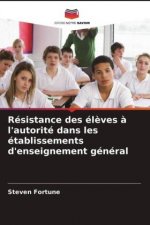 Resistance des eleves a l'autorite dans les etablissements d'enseignement general