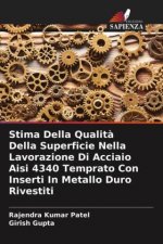 Stima Della Qualita Della Superficie Nella Lavorazione Di Acciaio Aisi 4340 Temprato Con Inserti In Metallo Duro Rivestiti