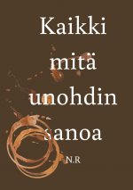 Kaikki mita unohdin sanoa