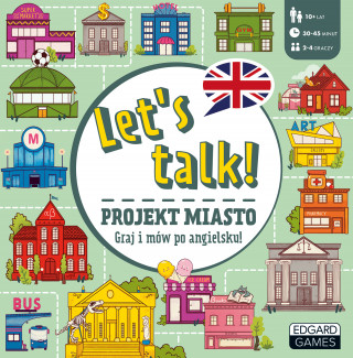 Gra do nauki języka angielskiego Let's talk! Projekt miasto