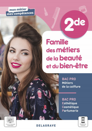 Famille des métiers de la beauté et du bien-être, 2de Bac Pro ECP et Métiers de la coiffure (2021) - Pochette élève