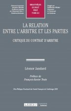La relation entre l'arbitre et les parties