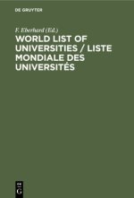 World List of Universities / Liste Mondiale des Universites