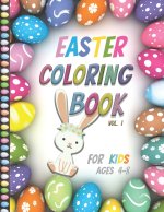 Easter Coloring Book For Kids Ages 4-8
