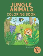 Jungle Animals Coloring Book