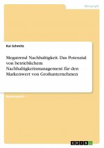 Megatrend Nachhaltigkeit. Das Potenzial von betrieblichem Nachhaltigkeitsmanagement für den Markenwert von Großunternehmen