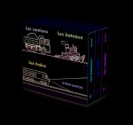 Les camions - les bateaux - les trains (coffret)