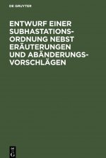 Entwurf Einer Subhastations-Ordnung Nebst Erauterungen Und Abanderungs-Vorschlagen