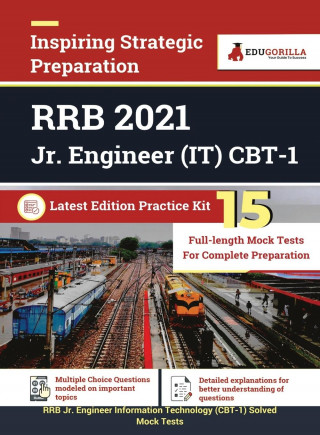 RRB Junior Engineer IT (Information Technology) Exam 2021 | CBT 1 | 15 Full-length Mock Tests (Complete Solution) | Latest Pattern Kit By EduGorilla