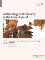 Local Styles or Common Pattern Books in Roman Wall Painting and Mosaics