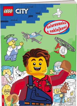Lego city Kolorowanka z naklejkami NA-6002