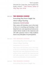 Missing Course