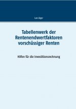 Tabellenwerk der Rentenendwertfaktoren vorschussiger Renten