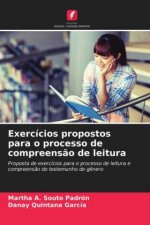 Exercicios propostos para o processo de compreensao de leitura