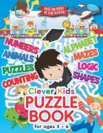 Clever Kids Puzzle Book For Ages 3-6