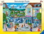 Ravensburger Kinderpuzzle 05176 - Polizeieinsatz mit Hannah und Erik - 8-17 Teile Rahmenpuzzle für Kinder ab 3 Jahren