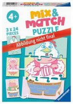 Ravensburger Mix & Match Puzzle 05198 - Meine Bauernhoffreunde - 3x24 Teile Puzzle für Kinder ab 4 Jahren