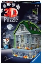 Ravensburger 3D Puzzle Gruselhaus bei Nacht 11254 - 216 Teile - für Halloween Fans ab 8 Jahren