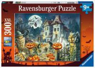 Ravensburger Kinderpuzzle 13264 - Das Halloweenhaus 300 Teile XXL - Puzzle für Kinder ab 9 Jahren