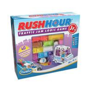 ThinkFun 76442 - Rush Hour Junior - Das bekannte Logikspiel für jüngere Kinder ab 5 Jahren. Das Stauspiel für Jungen und Mädchen.