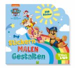 PAW Patrol Stickern, Malen, Gestalten. Mit 250 Stickern. Für Kinder ab 3 Jahren