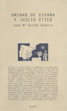 Unidad de España y juicio ético