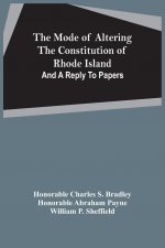Mode Of Altering The Constitution Of Rhode Island