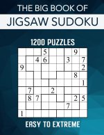 Big Book of Jigsaw Sudoku - 1200 Puzzles - Easy to Extreme