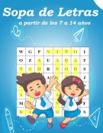 Sopa de letras a partir de los 7 a 14 anos