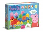 Klocki miękkie clemy Pociąg Peppa Pig 14 elementów 17249