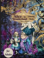 Alice in Wonderland coloring book for adults