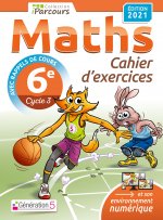 Cahier d'exercices iParcours maths 6e (avec cours) édition 2021