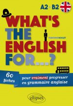 What's the english for...?