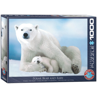 Puzzle 1000 Polar Bear&Baby 6000-1198
