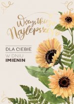 Karnet PR-245 Imieniny (słoneczniki)