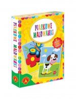 Piaskowe malowanki. Pies/motyl