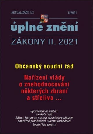 Aktualizace II/2 – Občanský soudní řád