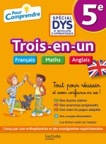 5e Spécial DYS (dyslexie) et difficultés d'apprentissage : Français - Maths - Anglais