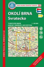 KČT 85 Okolí Brna Svratecko 1:50 000
