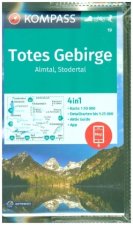 KOMPASS Wanderkarte 19 Totes Gebirge, Almtal, Stodertal 1:50.000