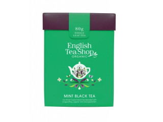 English Tea Shop Čaj Máta s černým čajem bio, sypaný, 80g