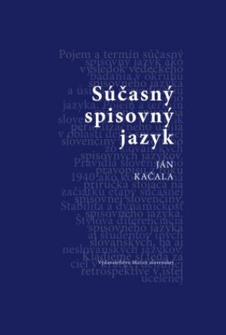 Súčasný spisovný jazyk