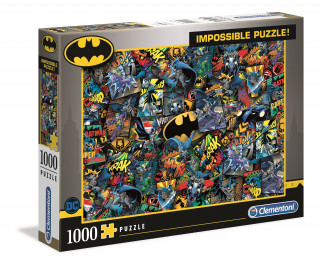 Puzzle Clementoni Puzzle Impossible Batman 1000 dílků