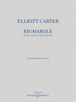 Rigmarole: For Bass Clarinet and Cello Two Performance Scores
