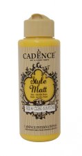 Matná akrylová barva Cadence Style Matt - slunečnice / 120 ml