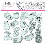 Razítka Stampo Bullet Journal - Ovoce